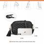 Custom Stylish Design solid Quilted Shoulder Purse Waterproof Vegan Leather with Tassel High Quality Crossbody Bags for Women