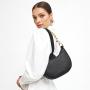 Fashion Metal Chains Shoulder Hobo Bags Half Moon Shape Style Metal Shoulder Sling Bag Ladies Shoulder Bag