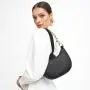Fashion Metal Chains Shoulder Hobo Bags Half Moon Shape Style Metal Shoulder Sling Bag Ladies Shoulder Bag