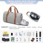 2022 Waterproof Lightweight Weekender Bag with Shoes Compartment Toiletry Bag Large 2022 Travel Duffel Bag for Women Men