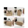 KBW024 2023 Fashion Women Handbag Linen Women Bag Large Capacity Casual Shoulder Bag Fashion Letter Package