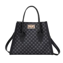 2024 New Fashion Vintage Platinum Handbag for Women Single Strap Portable Bag Chain Decoration Cheap Southeast Asia Printed Bag