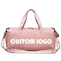 Wholesale Custom Print Fashion Duffle Bag Trending Designer Waterproof Portable Polyester Luggage Gym Sport Travel Bag