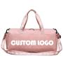 Wholesale Custom Print Fashion Duffle Bag Trending Designer Waterproof Portable Polyester Luggage Gym Sport Travel Bag