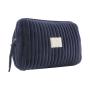 Private label capacity custom quilted vegan cosmetic bag storage makeup bag organizer