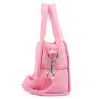 CHANGRONG Custom women lightweight waterproof Nylon Pink puffer tote bag quilted puffy handbag