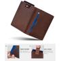 KBW027 Customized Wallet Men's Leather RFID Wallet Carbon Fiber Leather Change Pocket Double Fold Leisure Small Clip