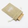 Hot Sale Jute Bag For Agriculture Custom Logo Printed Burlap Gift Jute Pouch Soap Packaging Natural Drawstring Hemp Bag