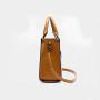 2024 Custom Women Luxury Leather Tote Hand Bag For Ladies Minimalist With Shoulder Strap