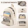 LOVEVOOK fashion ruskpack large capacity 15.6in computer bags for women men school College work nurse travel laptop backpacks