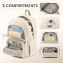 LOVEVOOK fashion ruskpack large capacity 15.6in computer bags for women men school College work nurse travel laptop backpacks