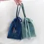 Custom Embroidery Logo Travel Bag Velvet Tote Gift Bag