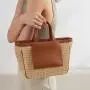 New Large Straw Beach Bags Bali Fashion Seagrass Straw Beach Sea Tote Bag For Women Taschen String Handbags For Beach