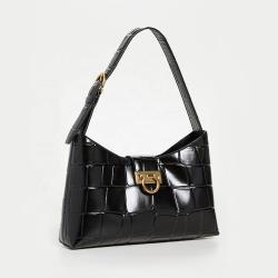 New Arrival Custom Your Logo Women Shoulder Bags High Quality Pu Leather Vegan Casual Trendy Ladies Hobo Bags