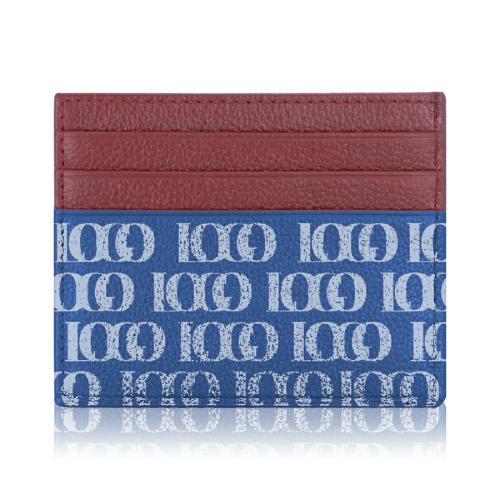 Custom Logo Silm Small Card Case RFID Blocking Leather Ultra Slim Wallet Credit Card Case Card Protector Front Pocket Wallets