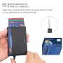 High Quality Leather Automatic Pop Up Wallet RFID Pop Up Wallet Metal Credit Card Holder Slim Credit Card Holder