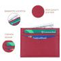 Premium RFID Blocking Customized Logo Genuine Leather Credit Card Holder