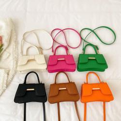 2023 New Arrivals Letter Printing Pu Leather Ladies Shoulder Bags Purses And Handbags