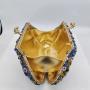 Luxury Rhinestone Purse Enamel Painting Flower Crystal Clutch Bag for Formal Party 2024 Factory Wholesales