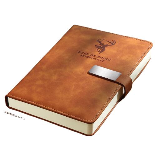 Thickened Notebook Customized Creative Buckle Diary Wholesale High-End Business A5 Notebook Customized Logo