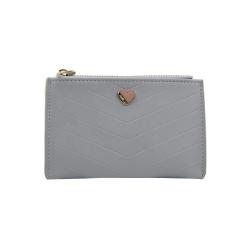 Cute Ladies Zipper Purses Custom Mini Wallet Soft PU Leather Designer Slim Wallets Leather Women