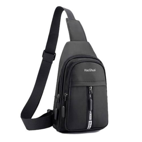 ZR855 Man Chest Bag New Waterproof Shoulder Bag Sports Travel Crossbody Leisure Solid Color Print logo Business High Quality Bag