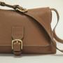 Custom Logo Leather Messenger Bag Ladies Calf Skin Leather Shoulder Bag Crossbody Bag