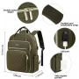 LOVEVOOK 17 in Carry on travel laptop backpack Fashion waterproof large capacity laptop business travel shoulder bag backpack