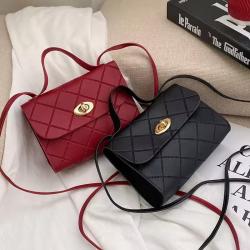 Pu Leather striped small square bag women handbags 2024 Ladies hand bags factory wholesale cheap price shoulder crossbody bag