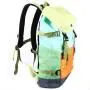 CHANGRONG Custom Casual color block recycled rpet polyester design backpack for Men