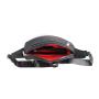 Factory Wholesale Stylish Fashion Leather Fanny Pack Sport Waist Bag Outdoor With Carbon Lined