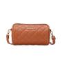 New Brand Summer Female Cylindrical Crossbody Bag Grid Pu Leather Women Messenger Bag Student Small Shoulder Bag Handbag