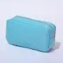 Wholesale Candy Color Travel Cosmetic Pink Custom Logo Toiletry Chenille Patch Women Nylon Makeup Pouches