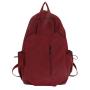 HR269 Trendy Fashion Unisex Couple Backpack Nylon New Outdoor One Shoulder Backpack Student Travel Leisure Simple Book Bag