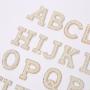 Wholesale 26 Alphabet Fashion Personality Used For Bags Letter Sticker Patch Colorful Letter Patch Adhesive Letter Patches