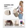 LOVEVOOK Carry on Cute Multifunction Daily Daypack Travel College Girls Teacher Nurse Work Laptop Backpack Bags Women with usb