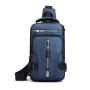 New men's chest bag trend multifunctional backpack men's casual cross-body bag portable men's one-shoulder backpack