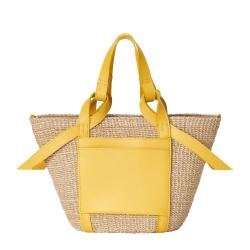 New Fashion Straw Bag 2024 Summer Rattan Woven Straw Beach Bags Women Handbags Crossbody Bags