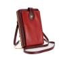 2024 Custom Square Vegan Leather PVC PU Short Women Coin Purse Cards Zipper Wallet Pouch Mini Crossbody Shoulder Passport Bag carteras para mujer
