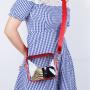 New Color Silver Red 11 Colors RTS Fast Shipping Personalized Shoulder Bags Stadium Bag Crossbody Clear Game Day Bag for Girls