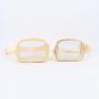 Women Men Plastic Buckle Adjustable Strap Clear Bags Stadium Approved Belt Bag Transparent Chest Waist Bumbags Clear Fanny Pack