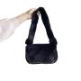 Fashion Style Single Strap Fur Shoulder Bag Women Ladies Colorful Winter Fluffy Handbags