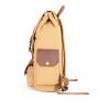 2024 Custom Hot Selling Retro Genuine Leather Canvas Backpack Bag For Men Leisurely Life