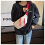 Simple Men's Chest Bag Custom Canvas Lightweight One Shoulder Women Sports Casual Crossbody Bag