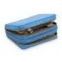 Cheap women purse casual business leather woman wallet handmade weave PU leather wallet