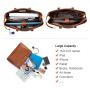2022 LOVEVOOK 15.6 Inch Waterproof Leather Computer Bags ladies Business Office Work Bag Briefcase women Laptop Tote Bags
