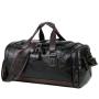 OEM1004 Men's Large PU Leather Bag Sports Travel Gym Handheld Bag Unisex Luggage Business Waterproof Work Preparation Bag