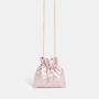 Custom Luxury Fashion Pink Wig Hair Packaging Bag Christmas Gift Jewelry Wedding Bags Satin Drawstring Bag
