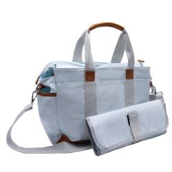 New Arrivals Fashion Designer Eco Friendly Canvas Large Capacity Mommy Nappy Bag Baby Changing Bag Diaper Bag