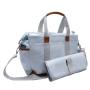 New Arrivals Fashion Designer Eco Friendly Canvas Large Capacity Mommy Nappy Bag Baby Changing Bag Diaper Bag